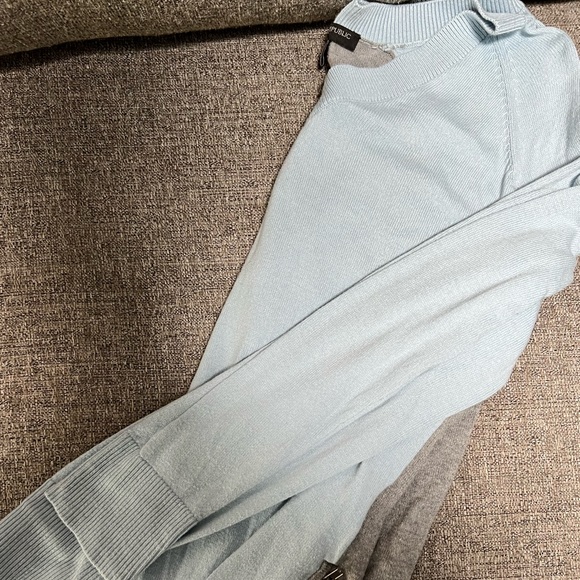 Banana Republic Side Zip Color-block Sweater - Picture 1 of 4